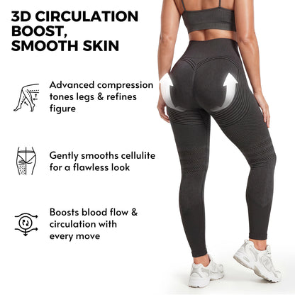3D anti-cellulite shaping leggings - image 3