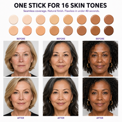 Changing Foundation Stick  – 🔥✨The stick that makes mature skin glow again