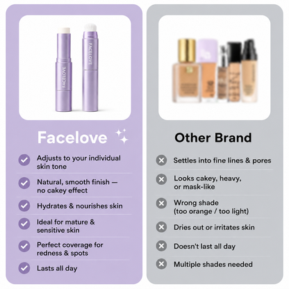 Changing Foundation Stick  – 🔥✨The stick that makes mature skin glow again